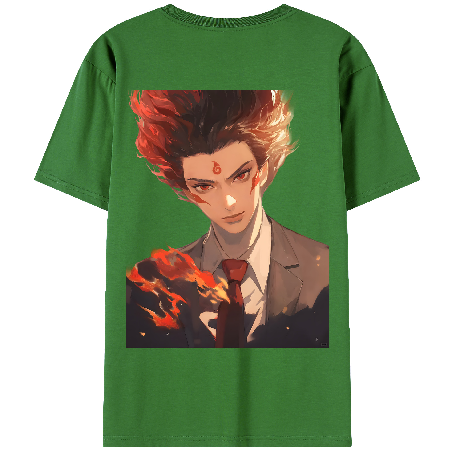 （画像用） Ne Zha 2 ナタ 魔童の大暴れ レディース半袖Tシャツ(バックプリント)